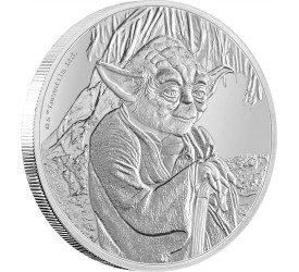 Star Wars Classic 1 Oz Silver Coin Yoda